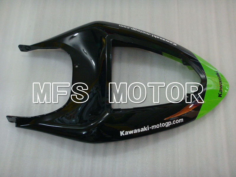 Kawasaki NINJA ZX6R 2005-2006 Injection ABS Fairing - Monster - Black Green - MFS3780