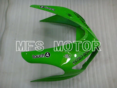 Kawasaki NINJA ZX6R 2005-2006 Injection ABS Fairing - Others - Black Green - MFS3783