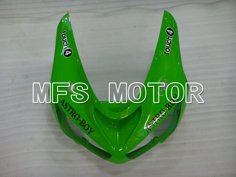 Kawasaki NINJA ZX6R 2005-2006 Injection ABS Fairing - Others - Black Green - MFS3783