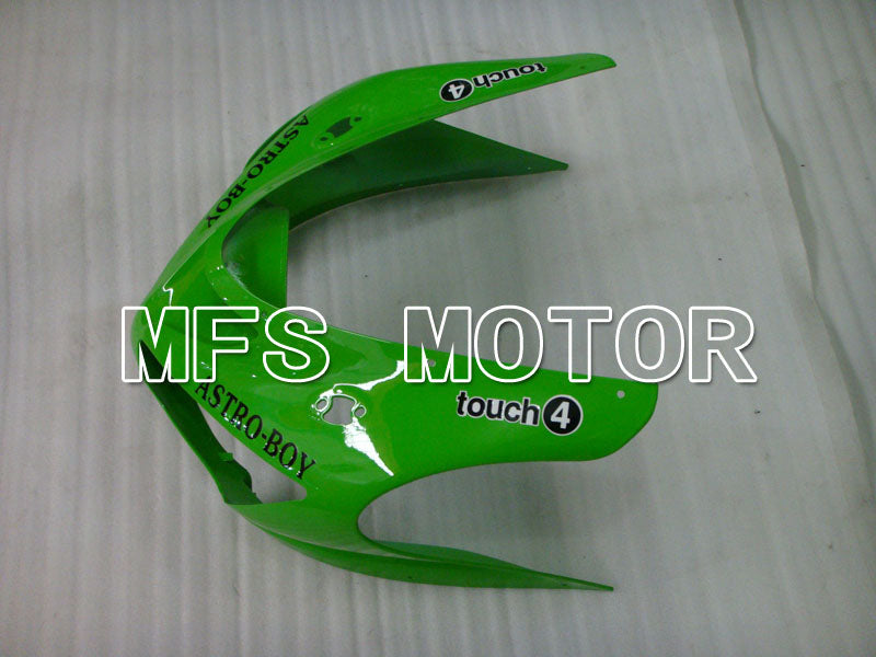 Kawasaki NINJA ZX6R 2005-2006 Injection ABS Fairing - Others - Black Green - MFS3783