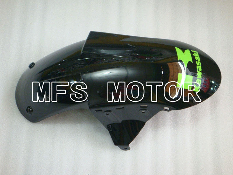 Kawasaki NINJA ZX6R 2005-2006 Injection ABS Fairing - Factory Style - Black Green - MFS3785