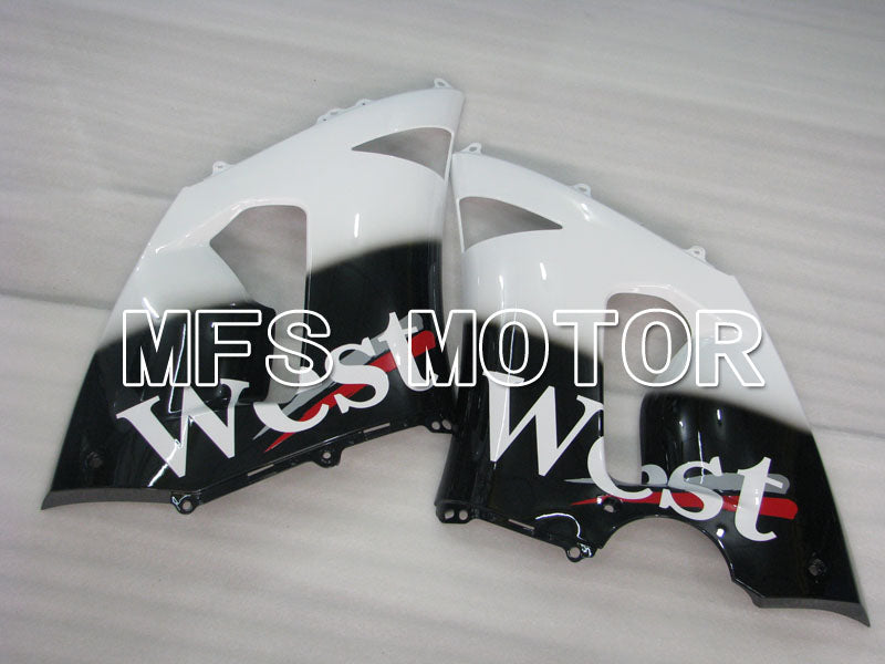 Kawasaki NINJA ZX6R 2005-2006 Injection ABS Fairing - West - Black White - MFS3787
