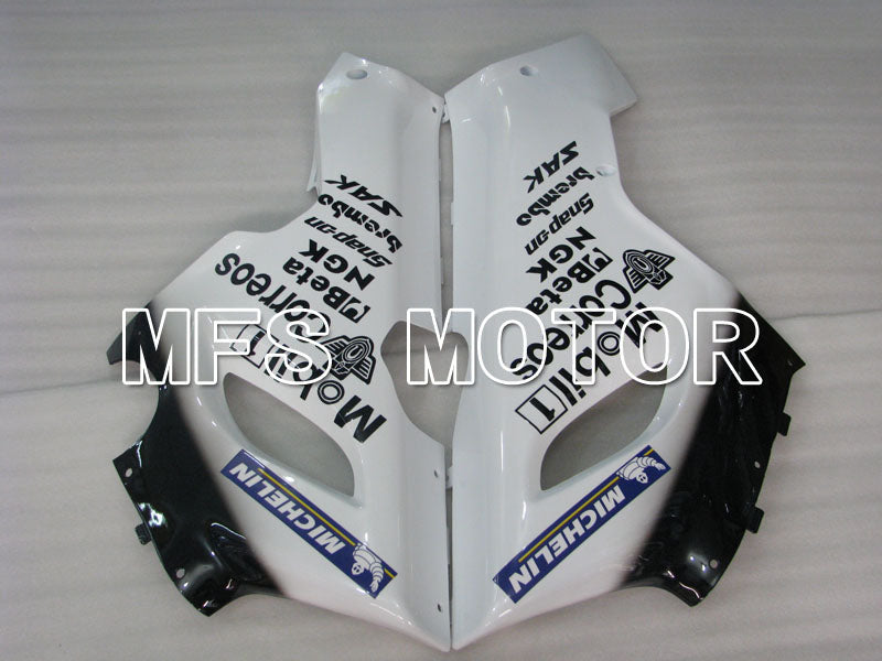 Kawasaki NINJA ZX6R 2005-2006 Injection ABS Fairing - West - Black White - MFS3787