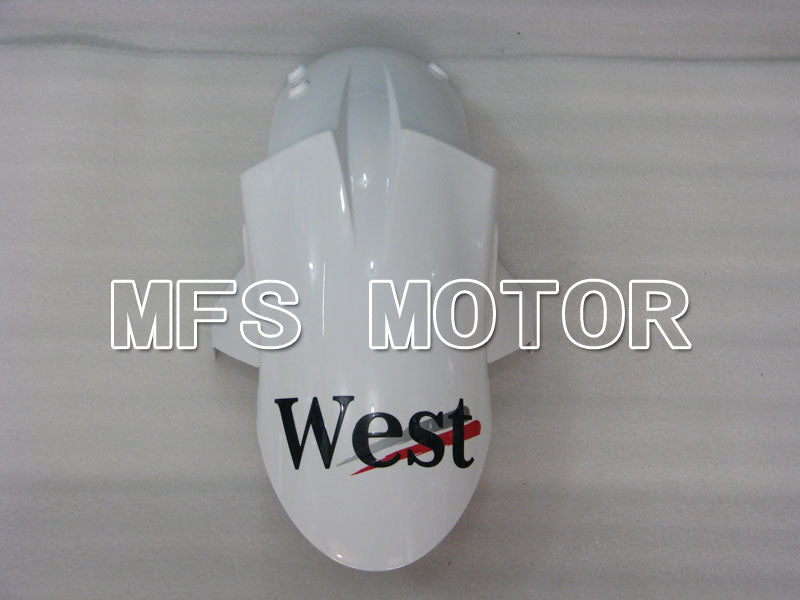 Kawasaki NINJA ZX6R 2005-2006 Injection ABS Fairing - West - Black White - MFS3787