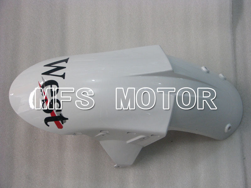 Kawasaki NINJA ZX6R 2005-2006 Injection ABS Fairing - West - Black White - MFS3787