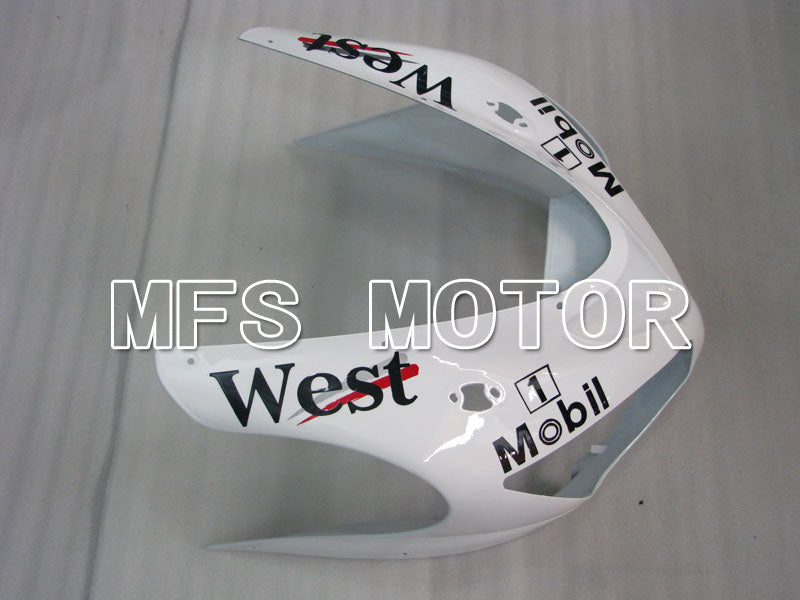 Kawasaki NINJA ZX6R 2005-2006 Injection ABS Fairing - West - Black White - MFS3787