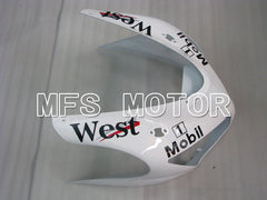 Kawasaki NINJA ZX6R 2005-2006 Injection ABS Fairing - West - Black White - MFS3787
