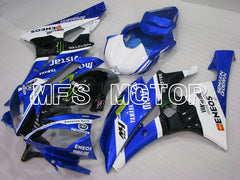 Yamaha YZF-R6 2006-2007 Injection ABS verkleidung - Monster - Blau Weiß - MFS3795