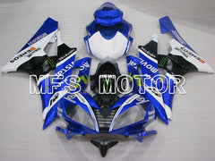 Yamaha YZF-R6 2006-2007 Injection ABS verkleidung - Monster - Blau Weiß - MFS3795