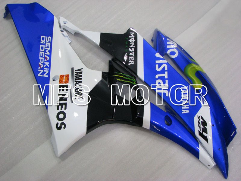 Yamaha YZF-R6 2006-2007 Injection ABS verkleidung - Monster - Blau Weiß - MFS3795