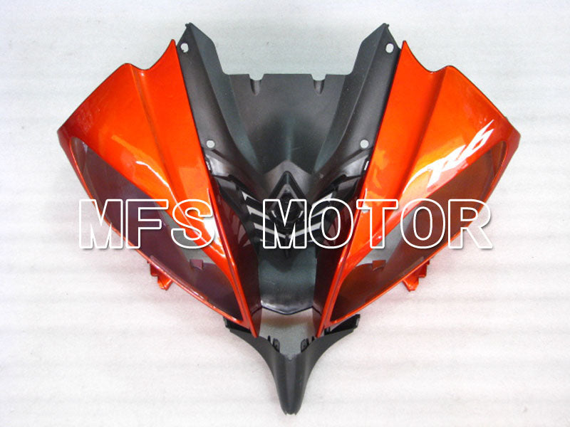 Yamaha YZF-R6 2008-2016 Injection ABS Verkleidung - Factory Style - Orange Schwarz Matt - MFS3797