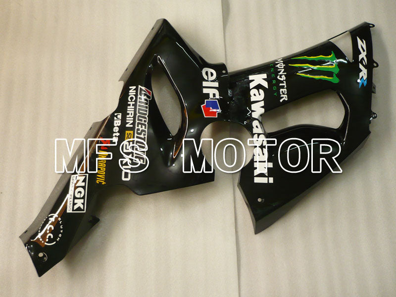 Kawasaki NINJA ZX6R 2005-2006 Injection ABS Fairing - Monster - Black - MFS3799