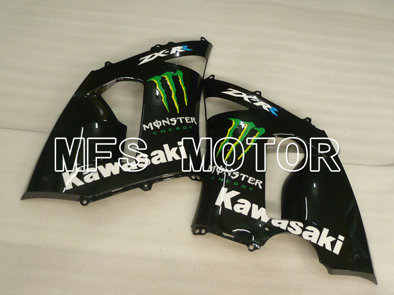 Kawasaki NINJA ZX6R 2005-2006 Injection ABS Fairing - Monster - Black - MFS3799