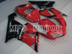 Kawasaki NINJA ZX6R 2005-2006 Injection ABS Fairing - Factory Style - Black Red - MFS3801