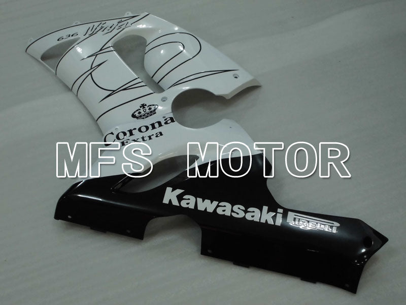 Kawasaki NINJA ZX6R 2005-2006 Injection ABS Fairing - Corona - Black White - MFS3802