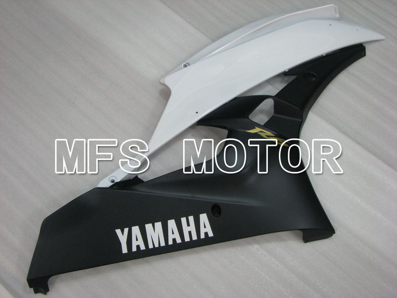 Yamaha YZF-R6 2006-2007 Injection ABS verkleidung - Factory Style - Weiß Schwarz Matt - MFS3803