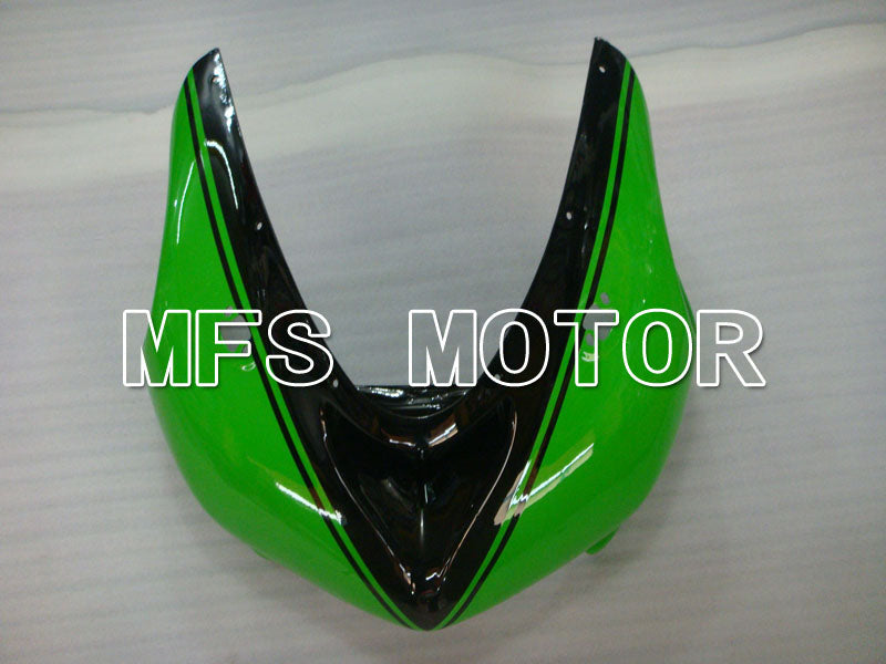 Kawasaki NINJA ZX6R 2005-2006 Injection ABS Fairing - Monster - Black Green - MFS3804