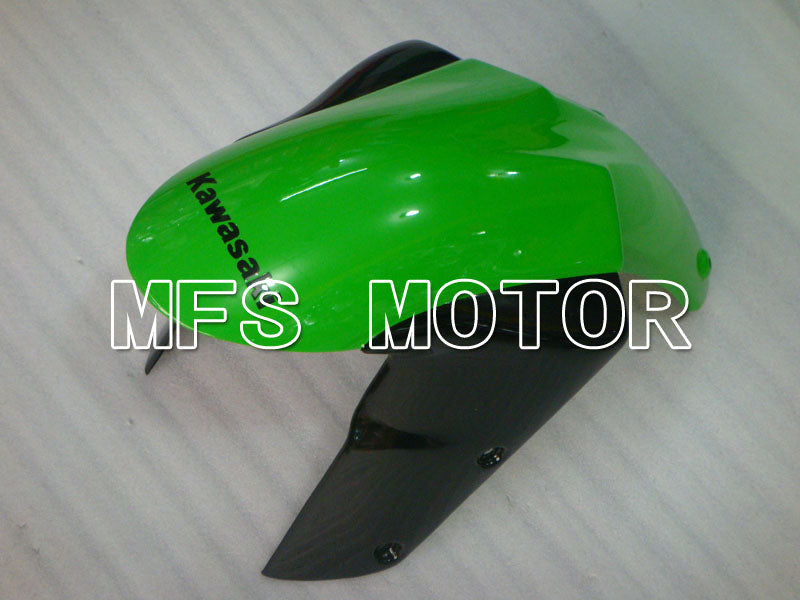 Kawasaki NINJA ZX6R 2005-2006 Injection ABS Fairing - Monster - Black Green - MFS3804