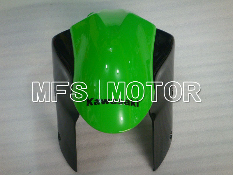 Kawasaki NINJA ZX6R 2005-2006 Injection ABS Fairing - Monster - Black Green - MFS3804