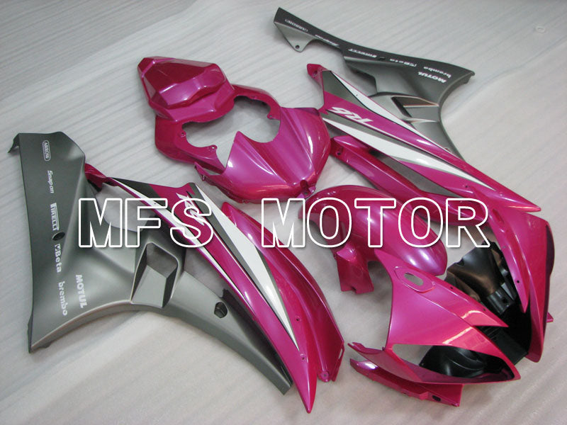 Yamaha YZF-R6 2006-2007 Injection ABS verkleidung - Factory Style - Silber Lila - MFS3805