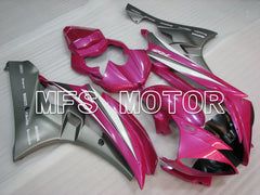 Yamaha YZF-R6 2006-2007 Injection ABS verkleidung - Factory Style - Silber Lila - MFS3805