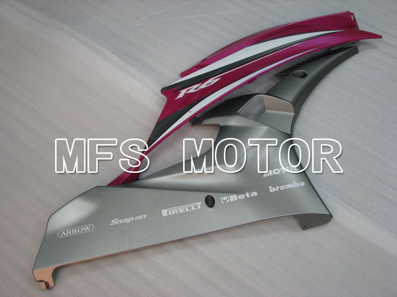 Yamaha YZF-R6 2006-2007 Injection ABS verkleidung - Factory Style - Silber Lila - MFS3805
