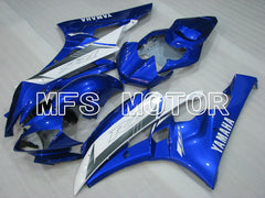 Yamaha YZF-R6 2006-2007 Injection ABS verkleidung - Factory Style - Blau Weiß - MFS3809
