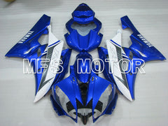 Yamaha YZF-R6 2006-2007 Injection ABS verkleidung - Factory Style - Blau Weiß - MFS3809