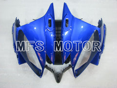 Yamaha YZF-R6 2006-2007 Injection ABS verkleidung - Factory Style - Blau Weiß - MFS3809