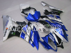 Yamaha YZF-R6 2006-2007 Injection ABS verkleidung - Monster - Blau Weiß - MFS3810