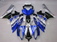 Yamaha YZF-R6 2006-2007 Injection ABS verkleidung - Monster - Blau Weiß - MFS3810