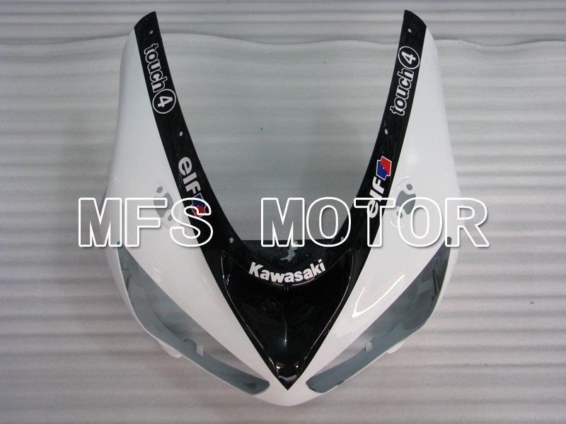Kawasaki NINJA ZX6R 2005-2006 Injection ABS Fairing - Monster - Black White - MFS3811