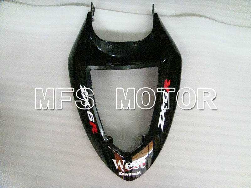 Kawasaki NINJA ZX6R 2005-2006 Injection ABS Fairing - West - Black White - MFS3814