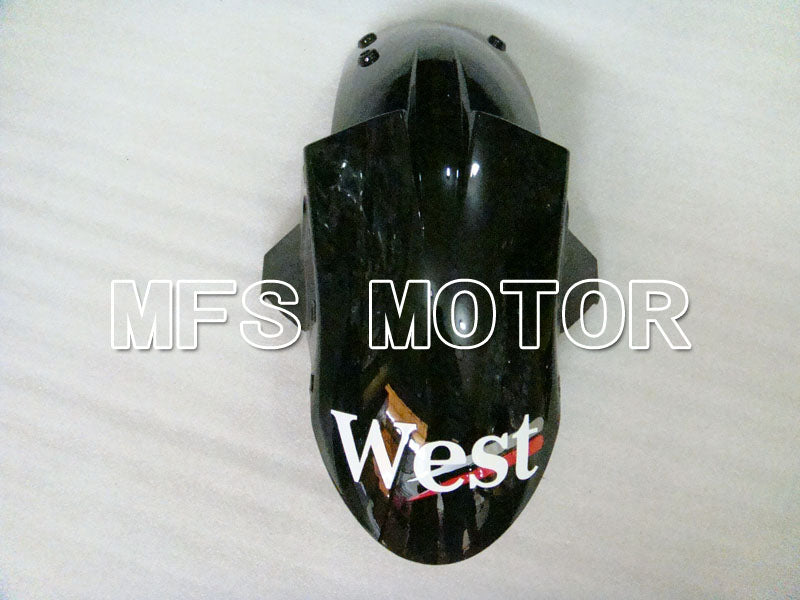 Kawasaki NINJA ZX6R 2005-2006 Injection ABS Fairing - West - Black White - MFS3814
