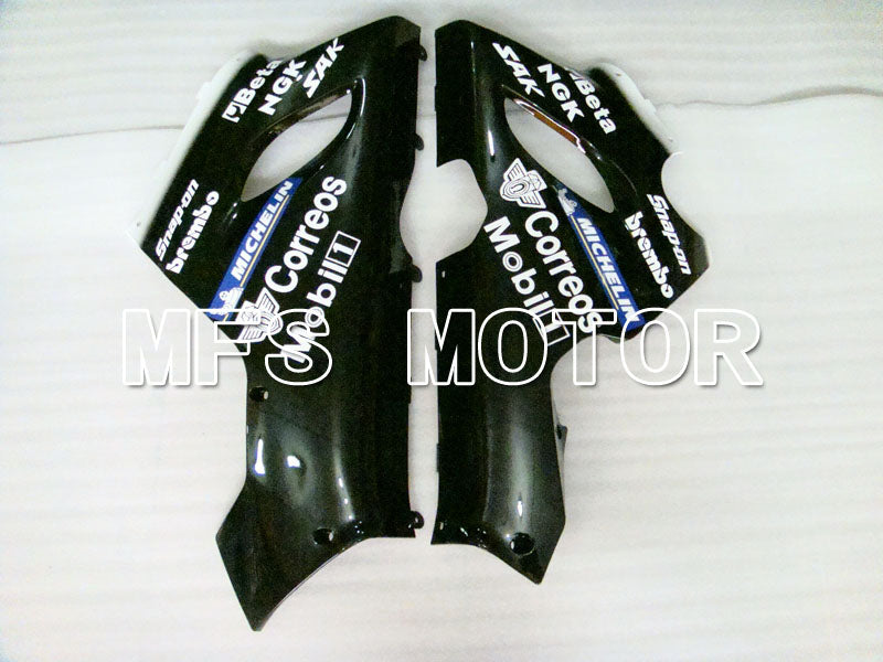Kawasaki NINJA ZX6R 2005-2006 Injection ABS Fairing - West - Black White - MFS3814