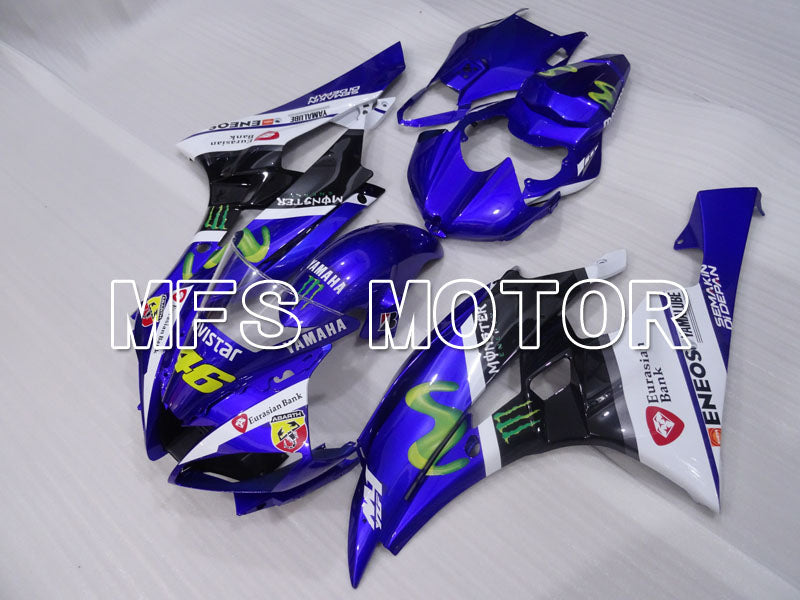 Yamaha YZF-R6 2006-2007 Injection ABS verkleidung - Movistar - Blau Schwarz - MFS3815