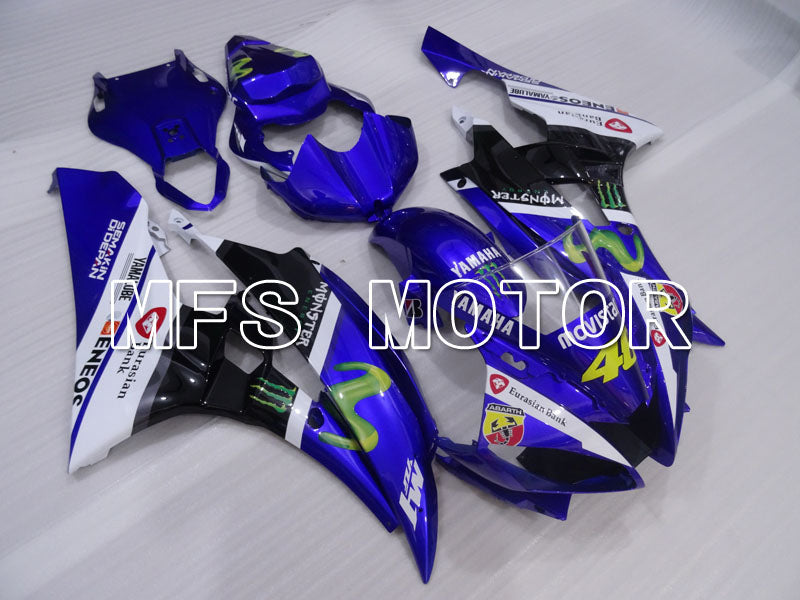 Yamaha YZF-R6 2006-2007 Injection ABS verkleidung - Movistar - Blau Schwarz - MFS3815