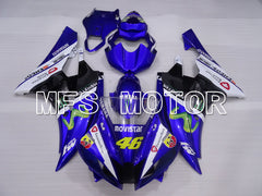 Yamaha YZF-R6 2006-2007 Injection ABS verkleidung - Movistar - Blau Schwarz - MFS3815