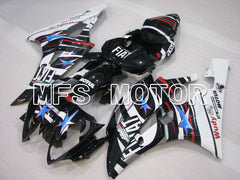 Yamaha YZF-R6 2006-2007 Injection ABS verkleidung - FIAT - Schwarz Weiß - MFS3816