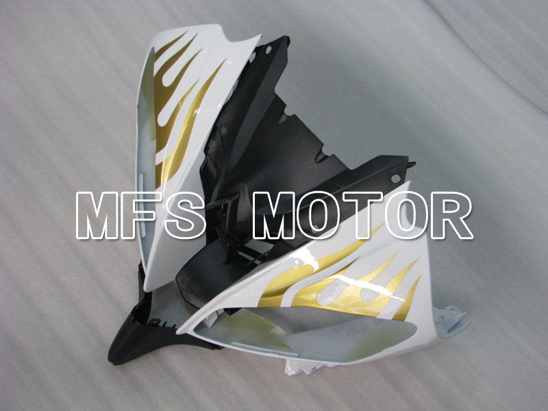 Yamaha YZF-R6 2008-2016 Injection ABS Fairing - Flame - Gold White - MFS3818