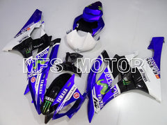 Yamaha YZF-R6 2006-2007 Injection ABS verkleidung - Movistar - Lila Schwarz - MFS3823