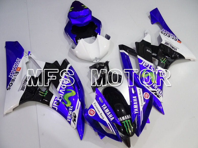 Yamaha YZF-R6 2006-2007 Injection ABS verkleidung - Movistar - Lila Schwarz - MFS3823