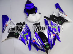 Yamaha YZF-R6 2006-2007 Injection ABS verkleidung - Movistar - Lila Schwarz - MFS3823