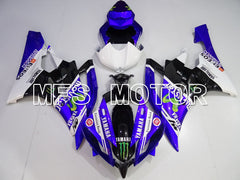 Yamaha YZF-R6 2006-2007 Injection ABS verkleidung - Movistar - Lila Schwarz - MFS3823