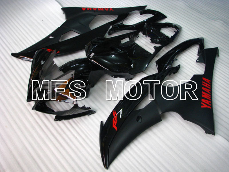 Yamaha YZF-R6 2008-2016 Injection ABS Verkleidung - Factory Style - Matt Schwarz - MFS3824