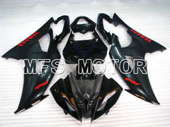 Yamaha YZF-R6 2008-2016 Injection ABS Verkleidung - Factory Style - Matt Schwarz - MFS3824