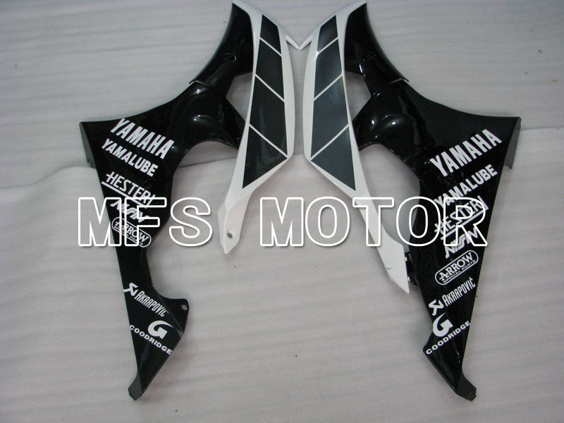 Yamaha YZF-R6 2008-2016 Injection ABS verkleidung - Factory Style - Weiß Schwarz - MFS3828