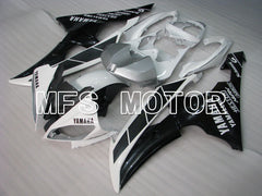 Yamaha YZF-R6 2008-2016 Injection ABS verkleidung - Factory Style - Weiß Schwarz - MFS3828