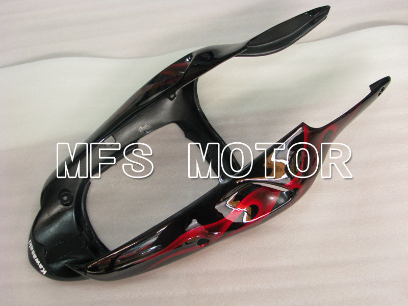 Kawasaki NINJA ZX9R 2000-2001 ABS Fairing - Flame - Black Red - MFS3830