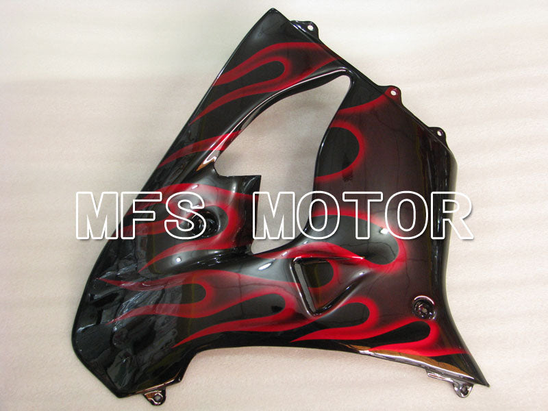 Kawasaki NINJA ZX9R 2000-2001 ABS Fairing - Flame - Black Red - MFS3830